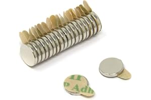 N35 Neodym Easypeel självhäftande magnet för konst, hantverk, modelltillverkning, gör-det-själv, hobby och förpackning - 6 mm