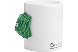 YY Vertical – Climbing Mug Verde – Taza de Escalada con Asa de Presa – Ideal para Amantes de la Montaña, Diseño Original y Resistente para Uso Diario