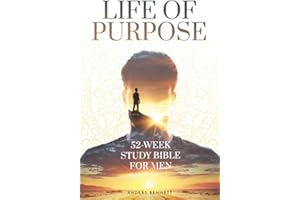 Life Of Purpose: 52-Week Study Bible for Men (Christian Gifts for Men)