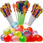 PoPo Toys Holi Water Magic Balloon | Imported Selection | Set of 3 Bunch | Auto-fill 111 Balloons | Multicolour Imported Sele