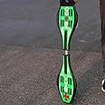EYESIGN Waveboard Caster Board Classic - 2 Wheel Pivoting Skateboard with 360-degree Casters, for Kids, Teens, and Adults(Mix Character) (Green Wave Board) (GO-C6AT-JNRU)