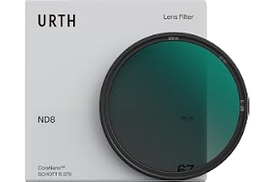 Urth ND8-filter (3 Stopp) 55 mm (Plus) | 20-skikts nanobeläggning, HD optiskt glas, ND-filter för kameraobjektiv