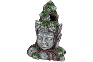 Hobby Aquaristik Vishnu I 9 x 6,5 x 12,5 cm I Décoration d'aquarium Artificielle de Style Extrême-Orient I Décoration réaliste pour Aquariums d'eau Douce I Décor pour Aquarium