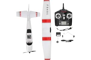 Demeras RC-Flugzeugfernbedienungsgleiter 2,4 GHz 3-Kanal Micro RC-Flugzeugfernbedienung Festflügel für CESSNA-182 Toy