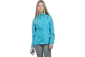 Izas - Chaqueta De Running para Mujer - Chaqueta Técnica con Cierre de Cremallera y Tecnología Dry Fit que Expulsa el Sudor a la Superficie y Mantiene Seca la Piel - Isona II