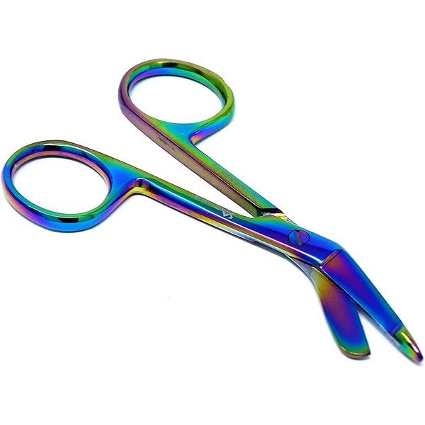 Surgical Scissors Stainless Steel Rainbow Titanium Hemostats With