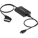 Adaptateur péritel vers HDMI, Convertisseur péritel vers HDMI avec câble HDMI, résolution 720P/1080P, entrée péritel HDMI, So