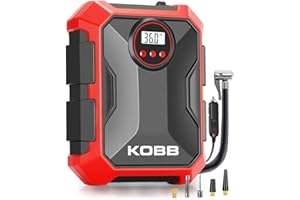 KOBB KB200 12Volt 150 PSI Ayarlanabilir Dijital Basınç Göstergeli Hava Lastik Şişirme Pompası
