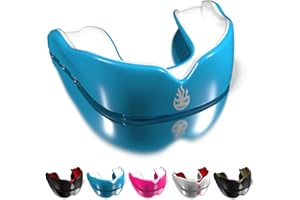 BY DR KNOX Dr Knox's Mouth Guard Gum Shield Adult & Junior Premium “Boil & Bite” for All Contact Sports Including: Boxing, MMA, Rugby, Football, Lacrosse, Hockey, Judo & Karate Martial Arts