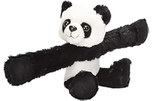 Wild Republic - Huggers, Panda peluche con brazalete de presión integrado, 20 cm (19558)