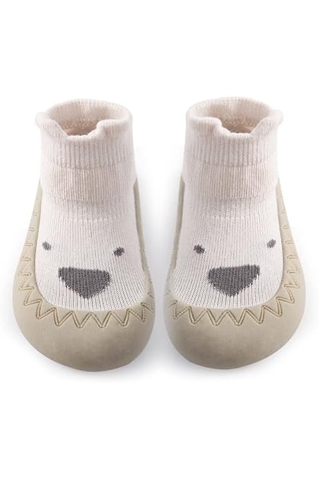 Scarpine Con Suola In Silicone Per Neonati - Morbide, Antiscivolo E Facili Da Indossare - Foto 4