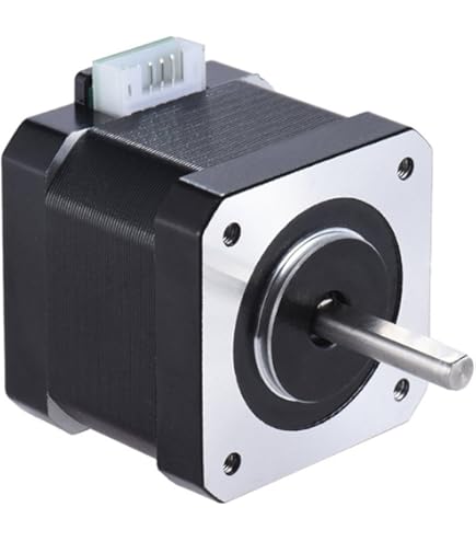 YEJMKJ 5 Pack Nema 17 Stepper Motor TR8x8 350mm With T8 Lead Screw 1.8‌°‌ 2 Phase High Torque 0.44Nm (62.31oz·in) 1.7A 2.2 Bipolar 42x39mm 4-Lead Cable 1M For 3D Printer DIY - View #3