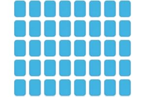 TYGFRT 40 Pieces Replacement Gel Pads, Abdominal Muscle Shaper, Abdominal Muscle Patches, Abdominal Muscle Trainer, Bottom Gel Toning Pads, Abdominal Muscle Workout Sticky Pads