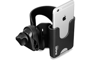 ZUGATI Pram Cup Holder With Phone Holder, Pushchair/Stroller Cup Holder, Universal Baby Bottle Pram Organiser, Drink and Coffee Cup Holder, Cup Holder Can Be Used for Baby Buggy, Bike and Wheelchair