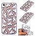 Produktbild Shinyzone iPhone 7/8 4.7 zoll hülle Niedlich Karikatur Tiere Pferd Buntes Gedrucktes Design Ultra dünn Klar Weich TPU Transparent Silikon Stoßfest Drop Defender Schutzhülle