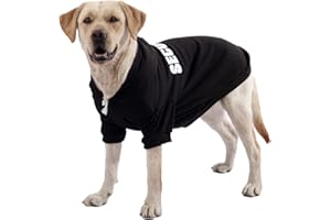 BT BEAR Dog Hoodie,Fashion Soft Cotton Pet Hoodie Hooded Clothes Warm Autumn Winter Coat T-Shirt Costume Apparel for Large Dogs (XX-Large, Black)
