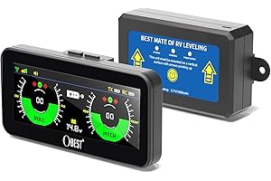 OBEST Poziomica do przyczep kempingowych, system poziomowania kampera, niwelator do kampera, akcesoria do przyczep kempingowych, przyczep kempingowych, przyczep turystycznych i przyczep kempingowych