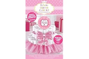 Ensemble gâteau couche de luxe - Idéal pour réception-cadeaux pour bébé! - It's a girl