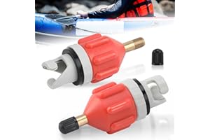 MAJOYLIFE 2 Stück SUP Pumpe Adapter,Adapter Kayak für Kompressor zum Schnellen Aufpumpen von Kanus,Paddle Boards