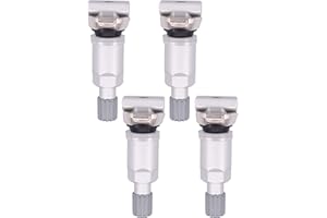 HouYeen Vástagos de válvula de sensor TPMS para monitoreo de presión de neumáticos de coche, para M-ercedes B-enz, clase C, CLS, CLA E, paquete de 4
