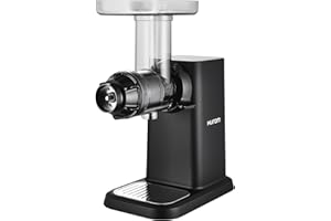 ‎HUROM HUROM | Slow Juicer | Entsafter Gemüse und Obst | GI-BBE08 | Chef GI | 4 Funktionen in 1 | Frischteigzubereitung | mit Garantie | 500ml | 150 Watt | BPA-Frei | Schwarz