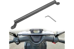 Torcarvh Motorrad Balance Stange Motorrad Lenker Querstange aus Aluminiumlegierung mit Lenker 22 mm Durchmesser verstellbare Krafthebel Balance Querstange (Titanfarbe)