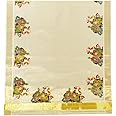 YETTALAN® Women's Mural Printed Kerala Gold Tissue Saree with Running Blouse