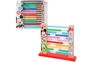 Disney WOOMAX - Jouets éducatifs pour Enfants - 10 rangées - Jouets pour Enfants de 1 à 2 Ans