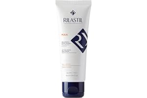 Rilastil Man Gel Crema Dopobarba, Trattamento Idratante e Riequilibrante, Pelli Sensibili, Normali e Miste, Riequilibrante e Lenitivo, con Acido Ialuronico, Confezione da 75ml