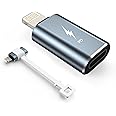 TechMatte Adaptateur USB C vers Lightning, Charge Rapide 27 W PD Compatible avec iPhone 14/13/12/11 Pro Max Mini/X/XR/iPad/iP