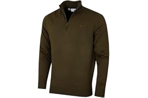 Calvin Klein Hombre Chunky Knit Cotton 1/2 Zip CK Suéter de Golf