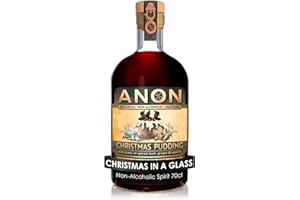 ANON Christmas Pudding, Non-Alcoholic Spirit, Christmas in a glass, Great with ice, 70cl