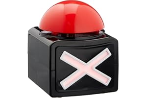 CEPEWA Buzzer Bouton "X" avec lumière et son