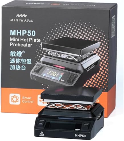 Préchauffeur Plaque Chauffante MHP30 - 3x3cm, Température Réglable Pour Circuits Électroniques