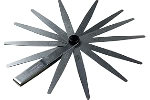 PAYMALI 13 Blatt Abstandslehre Fühlerlehre 0,05-1,00mm Spaltmass