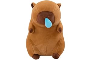 Aicerous® Peluche Capybara, Peluche Capibara con Mochila Tortuga, Súper Suave Capibara Peluche Toy, Adecuado como Regalo de cumpleaños u Otros Regalos navideños para niños (B)
