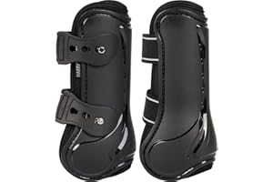 NETPROSHOP Neoprenowe ochraniacze na nogi czarne rozmiar Shetty (2 sztuki), rozmiar: Shetty, kolor: czarny