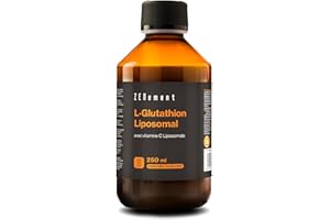 Glutathion Liposomal, avec Vitamine C, 250 ml | Biodisponibilité Maximale, Puissant Antioxydant | Vegan, Sans allergène, Sans OGM | Zenement