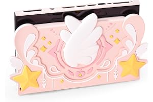 GeekShare Soft Silicone Faceplate Cover Compatible with Switch 2 Charging Dock, Star Wings Series Soft Faceplate Protector - Anti-Scratch Dock Cover with Precise Cutouts