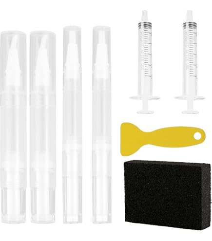 Touch Up Paint Refillable Pens, Empty Paint Brush Pens For Wall