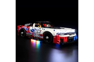 ANGFJ Led Lighting Kit for Lego LEGO 42153 Technic NASCAR Next Gen Chevrolet Camaro ZL1 Model Car Light Sets (Not Include Lego Set)