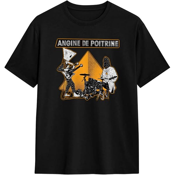 Angine De Poitrine Rock Band T-Shirt, Vintage Washed Concert