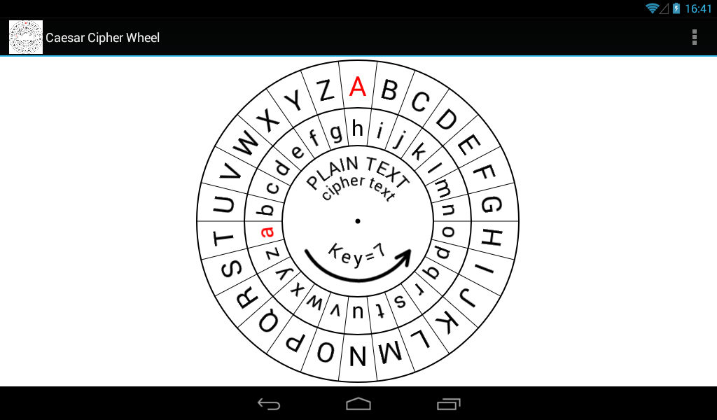 Caesar Cipher Wheel : Amazon.fr: Applis et Jeux