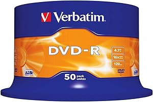 Verbatim DVD-R, fino a 16x, mandrino 50