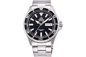 ORIENT Kamasu/Mako III - Orologio da polso da uomo automatico a carica manuale sportivo in acciaio o silicone - Divers' watch subacqueo con corona a vite e vetro zaffiro