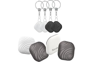 Nutale Air Tag Localisateur D'objets de Clé Portefeuilles Traceur Lot de 4 - iOS Uniquement - Fonctionne avec l’app Localiser avec Porte Clés - pour Clés, Portefeuille, Sacs, Valises