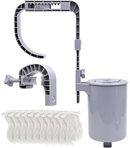 Skimmer De Pared Desmontable Para Piscina Con Soporte Ajustable | Cesta De Residuos Extraíble | Compatible Con Piscinas De Pared Blanda O Rígida Y La Mayoría De Bombas De Filtrado