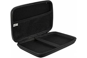 BERFEA GPS Tasche Tragbare Hart Hülle Tragetasche 7 Zoll Universal kompatibel mit Tomtom Garmin Dezl Dezlcam Fleet 785 780 770 790 LMT-D 70 Sat Magellan Nav Auto GPS Navigation mit 7" Display (7 Zoll)