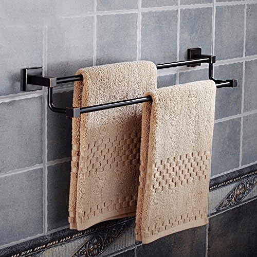 LVLIDAN Towel Rack Hanger Holder Rail Bathroom Towel Bar European style Wall-mounted 45cm