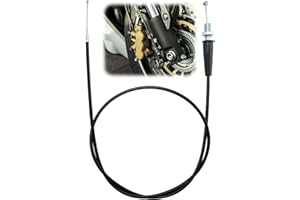 BRILEZE 110cm Motorcycle Throttle Cable Replacement Pit Bike Throttle Cable Straight Head Throttle Oil Line Universal Extension Throttle Wire for Pit Dirt Motor Trail Bike Motocross